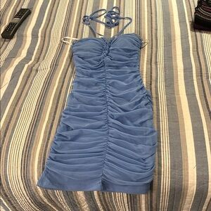 B Darlin Light Blue Dress